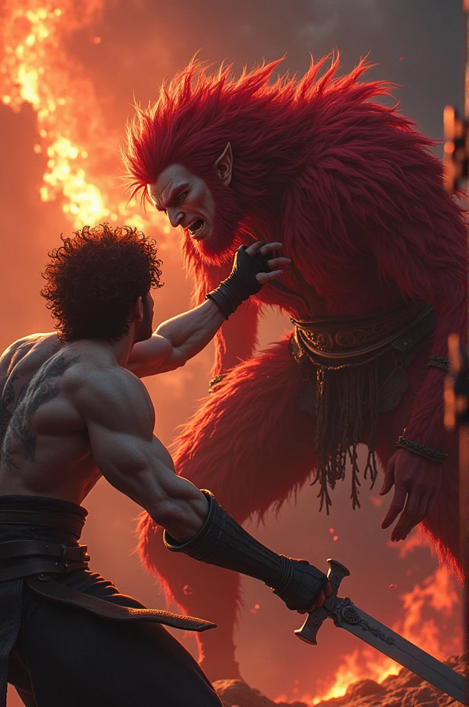 baki hanma fight with adam in record of ragnorok
