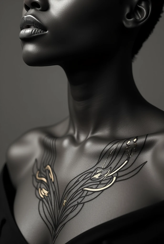 Female breasts with shiny translucent fractal skin，whole body, Swirling organic pattern, Full of energy, Ultra HD, Vibrant colors, perfect composition, Soft, natural three-dimensional cinema lighting, Amazing shadows, Black silhouette, Volumetric Light,(Movie Posters).