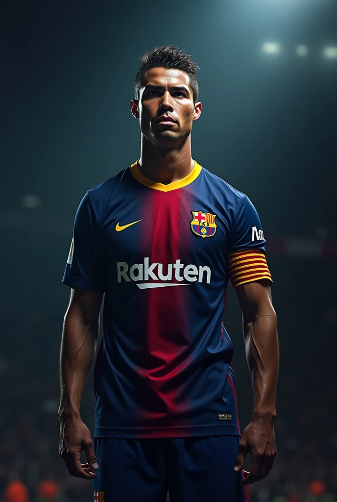 Cristiano Ronaldo in Barcelona shirt