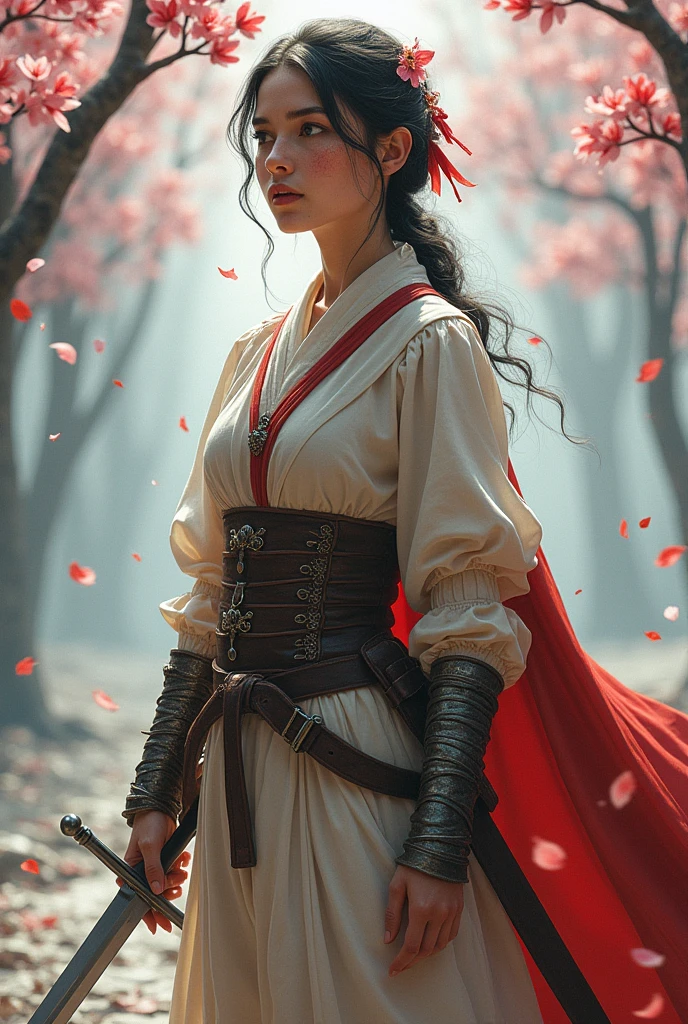 I can imagine the French nation.、Holding a sword、After the battle、Very sensitive skin、I have a few freckles、SakuraFubuki、Also々Shii