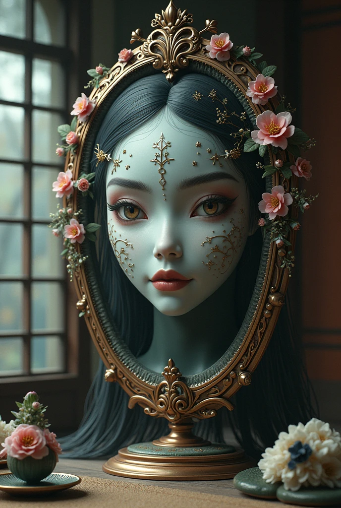 japanese cartoon mirror similar to maleficent’s mirror