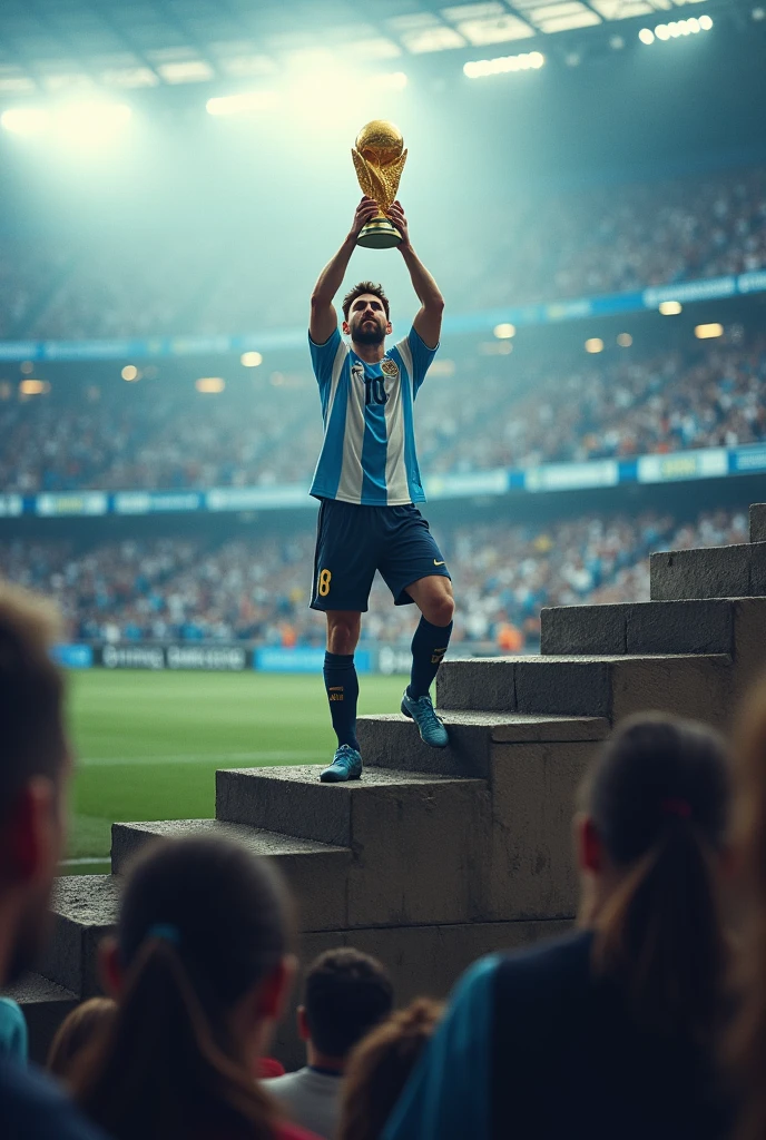 Messi steps climbing to take worldcup