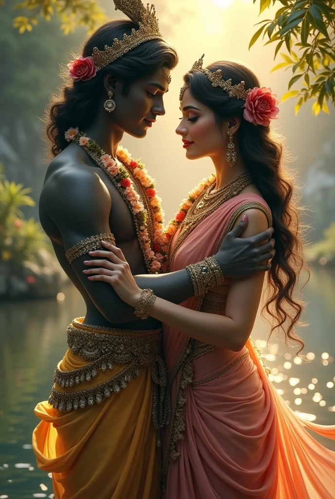 Radha Krishna god esthetic photo 