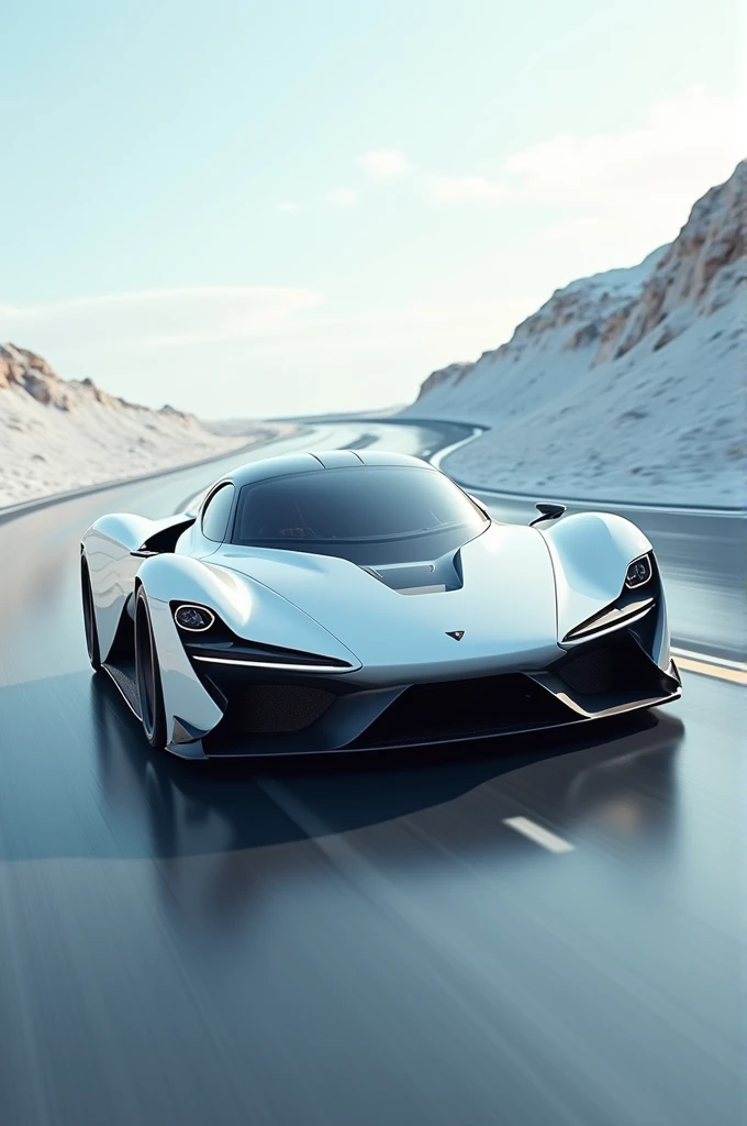 a close up of a white sports car driving on a road, concept art. 8 k, render of futuristic supercar, 8 k high detail concept art, concept art 8 k, 8k stunning artwork, 8 k concept art, 8k concept art, best on adobe stock, daniel maidman octane rendering, wallpaper 4k, wallpaper 4 k, desktop background