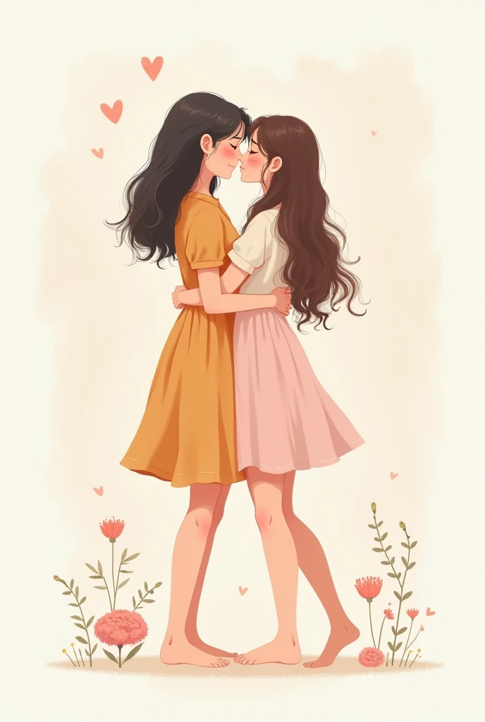 Cute lesbian drawings