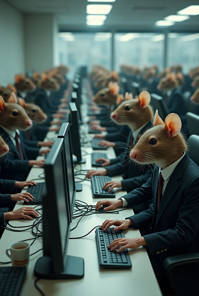 Many rats suits and using a many computers company