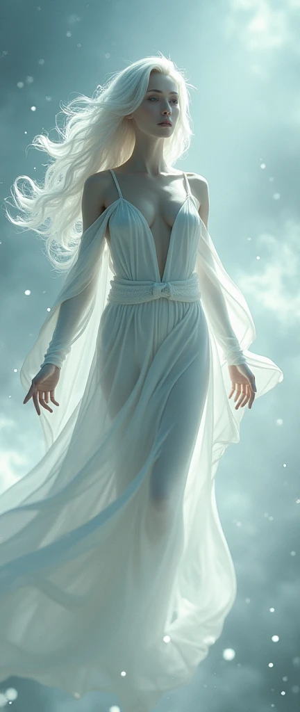 (masterpiece,Distinguished Quality,Mirror-like,Cinematic Experience,insanely detailed,absurdres),8k,wallpaper,(Ray Tracing),1 female,,Beautiful Shii Women,(God the Lady of Light is floating in the air:2.0),(front:2.0),(A body made up of white light particles:2.0),BREAK(White Hair:2.0),(White skin:2.0),Portrait of a goddess,(god々Shii:2.0),(fantasy digital art:2.0),(Upper body close-up:2.0),(super sexy:2.0),(Diffuse reflection of light:2.0),BREAK(The background is the beautiful Aurora:2.0),(Beautiful face,Detailed face,Beautiful skin texture:1.3,Beautiful Hair),(Detailed hands:2.0),(Beautiful hands:2.0)