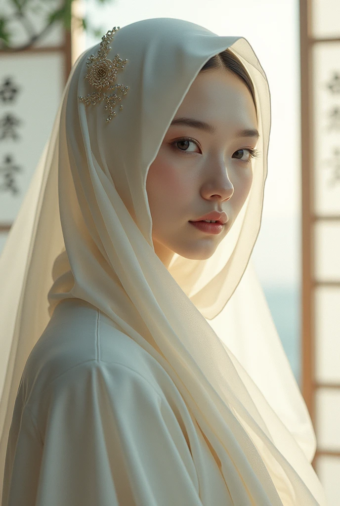 The most beautiful girl in the whole world!(Japanese)(Wear a syar'i hijab)(Make the hair invicible)(THE HAIR IS DISSAPEAR)(DON'T SHOW THE HAIR AT ALL!!!)