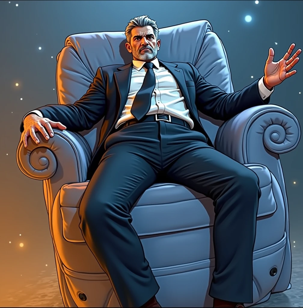 3,daddy, formal trousers men sit down,k hd,in the office,muscle, gay ,grey hair, stubble bearded, caucasian face,masculine,strong man,the boss is,handsome,sex,lecherous dad,look straight ahead,father drove his son to school,Dad is erection, semen, ejeculated, photo realistic