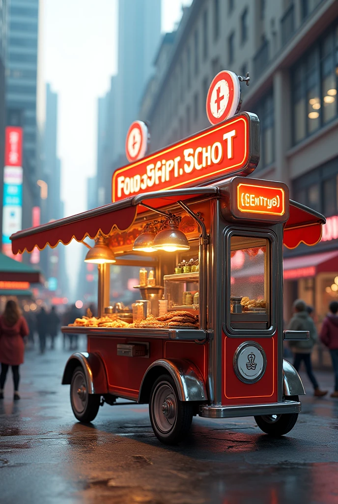 food cart picture 3d style but in hd