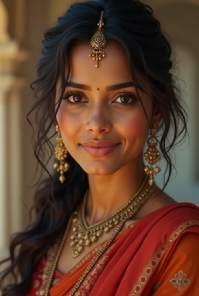 Genrate image of a beautiful indian woman