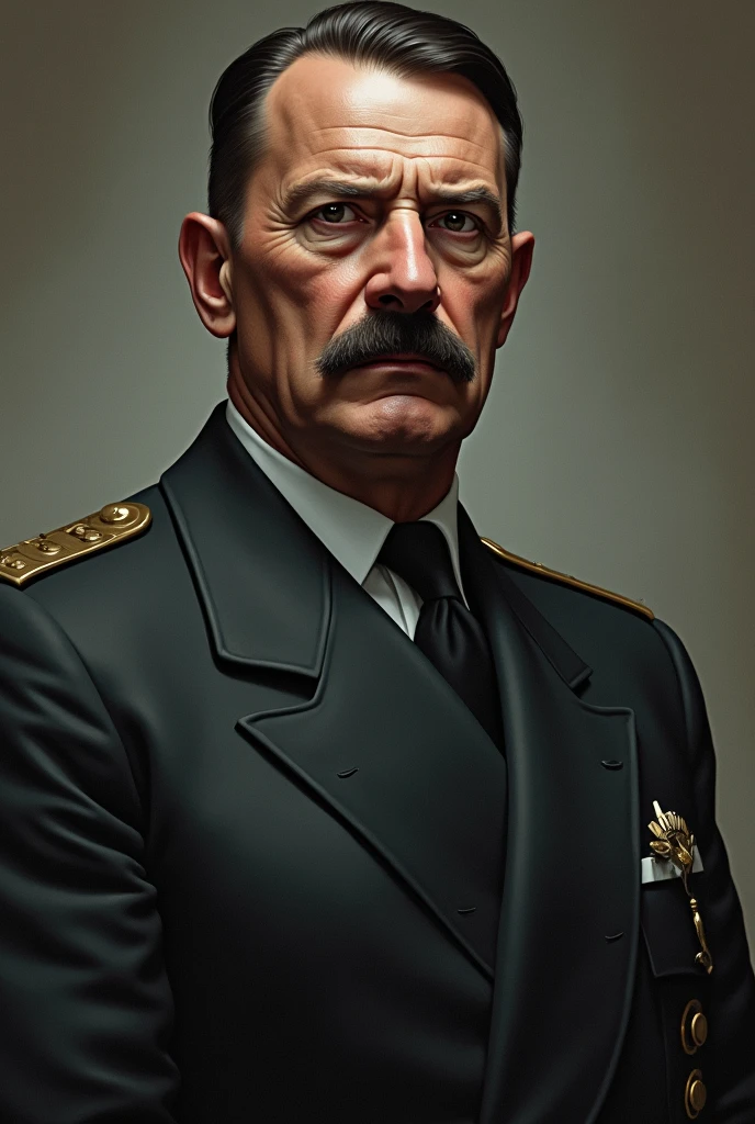 A portrait of a German dictator from the 1940s