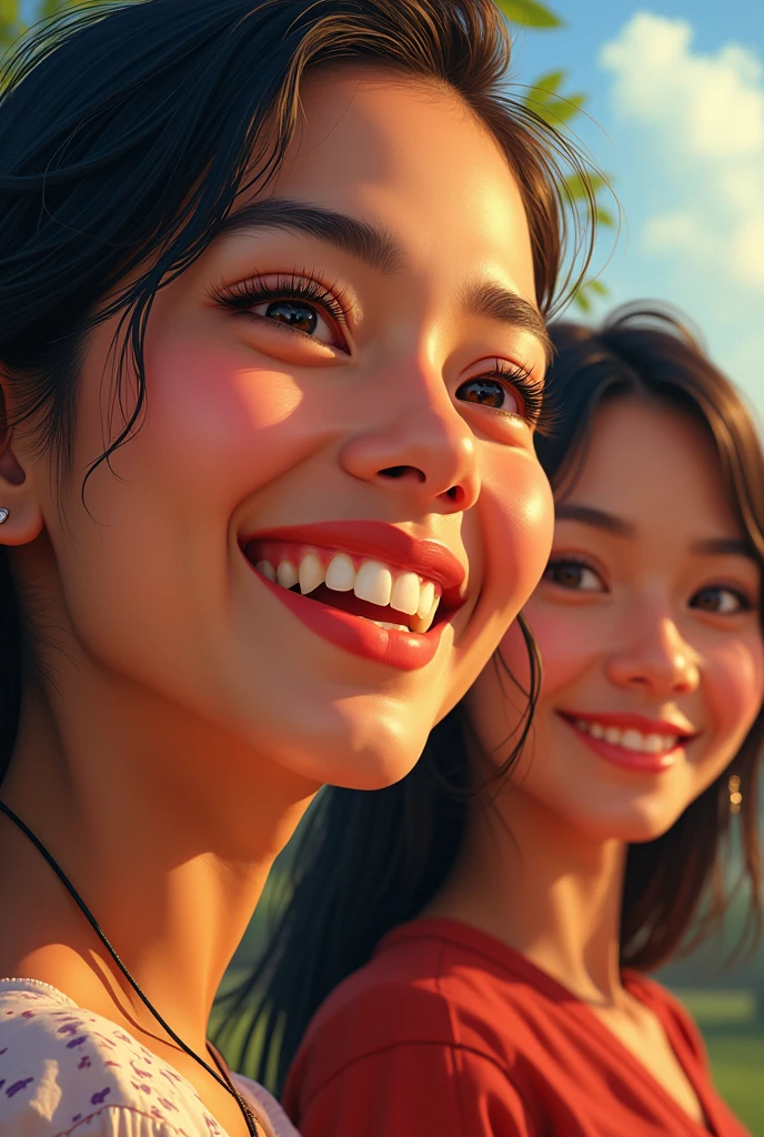 Indonesian women biggest smile