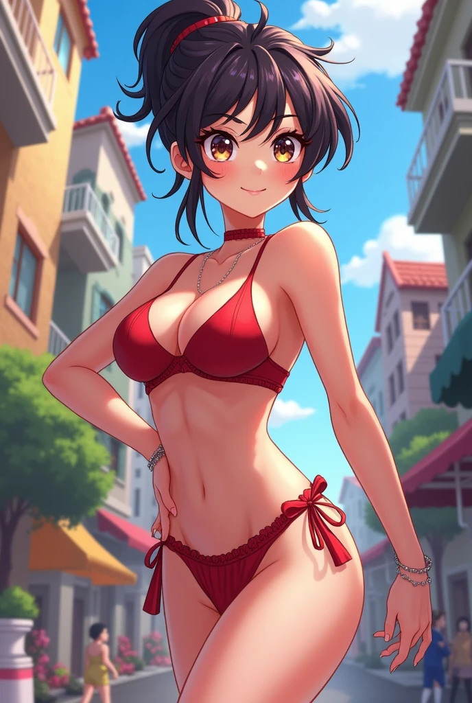 Create an anime character without panties
