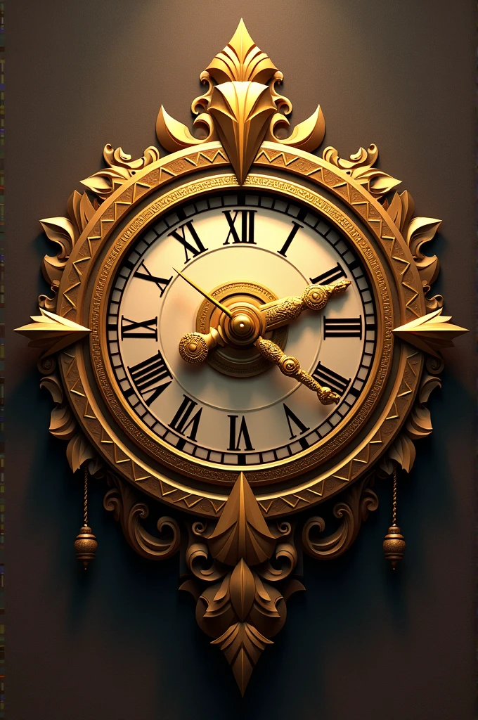 Clash of Clans Profil logo Mit Namen GoldenClock