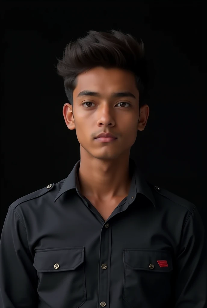 A boy who studies in college in weather like Bangladesh whose height is 5 feet 6 or 7 inches will be very handsome and will have a crush on thousands of girls who will be very beautiful. just only boy speak not more than and background also black
