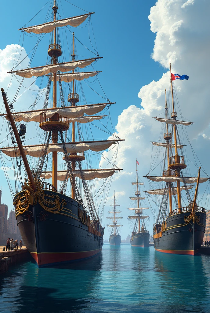ships in port
