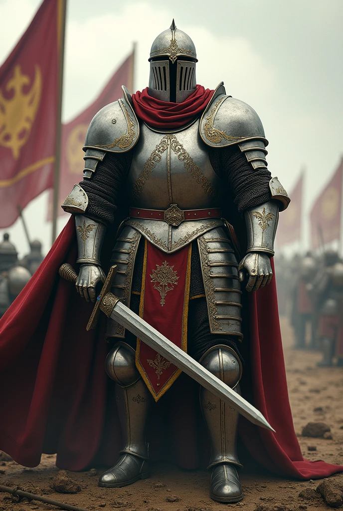 You com medieval armor 
