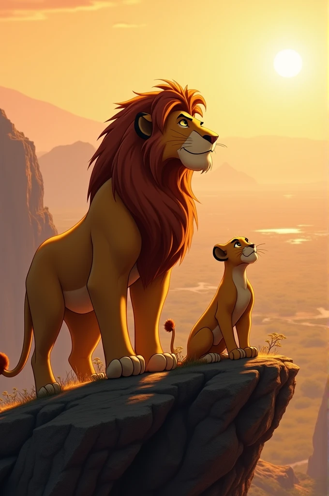 The Lion King on the Mountain Top