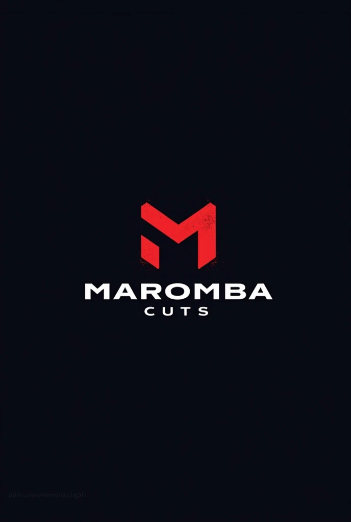 Create a logo for a cutting channel called: maromba cuts