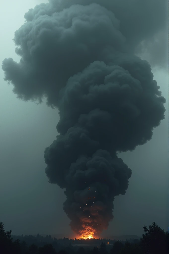 thick smoke