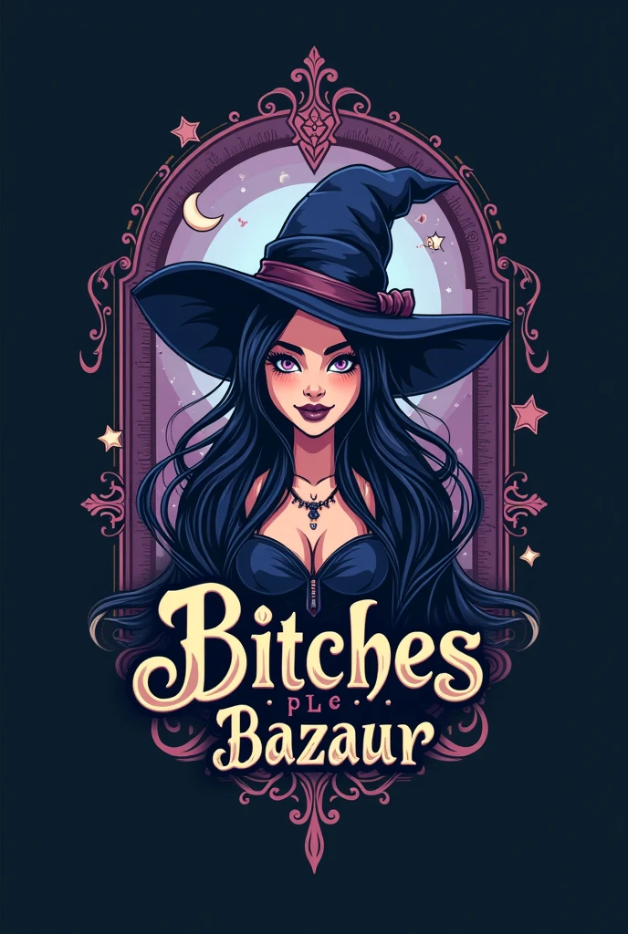 Logo for a brand called Witches Bazaar
