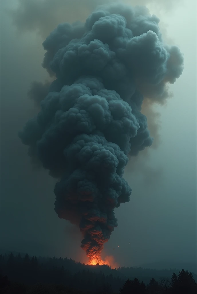 thick smoke