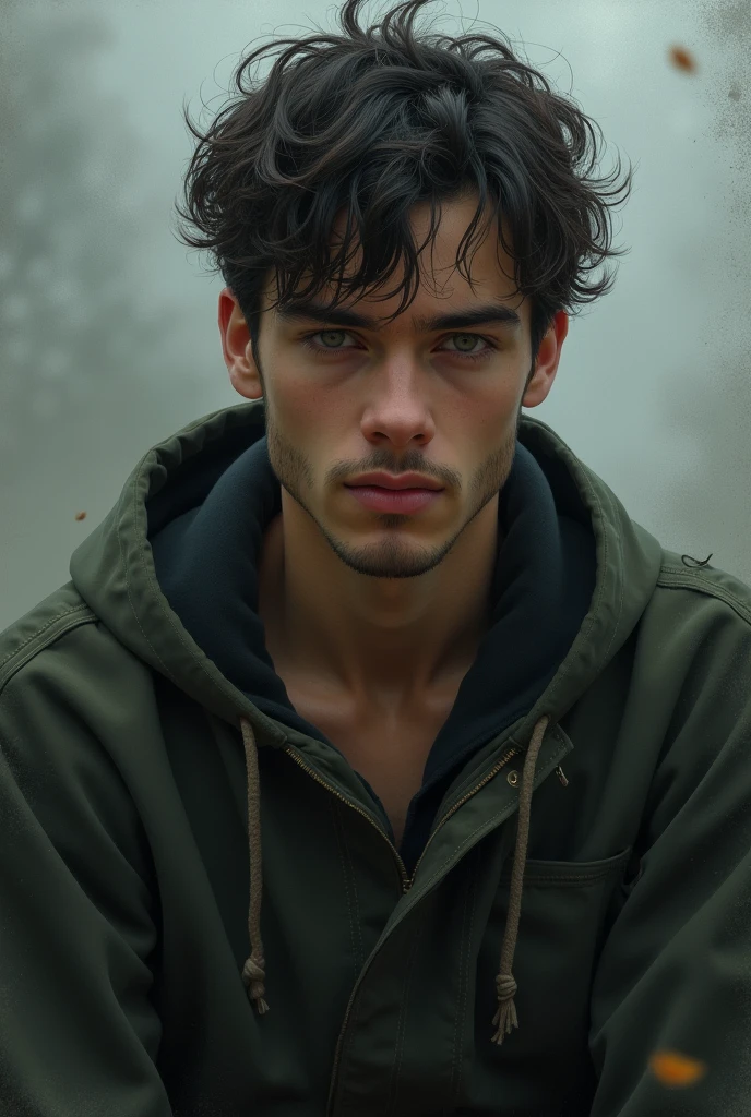 Sad young man with life in search of improvement
