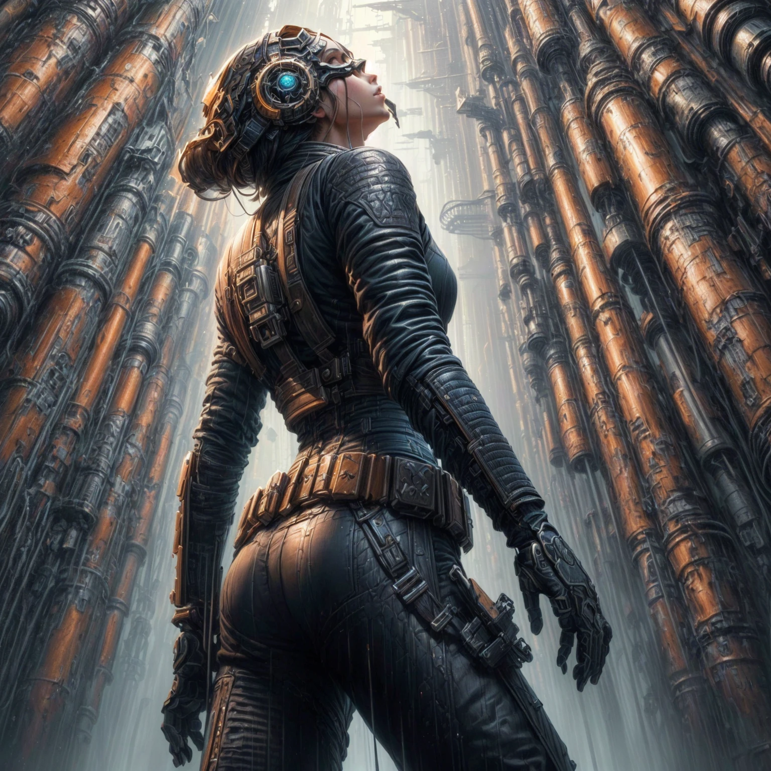 masterpiece, best quality, (extremely detailed CG unity 8k wallpaper), (best quality), (best illustration), (best shadow), absurdres, realistic lighting, (Abyss), beautiful detailed glow, art by PeterMohrBacher,