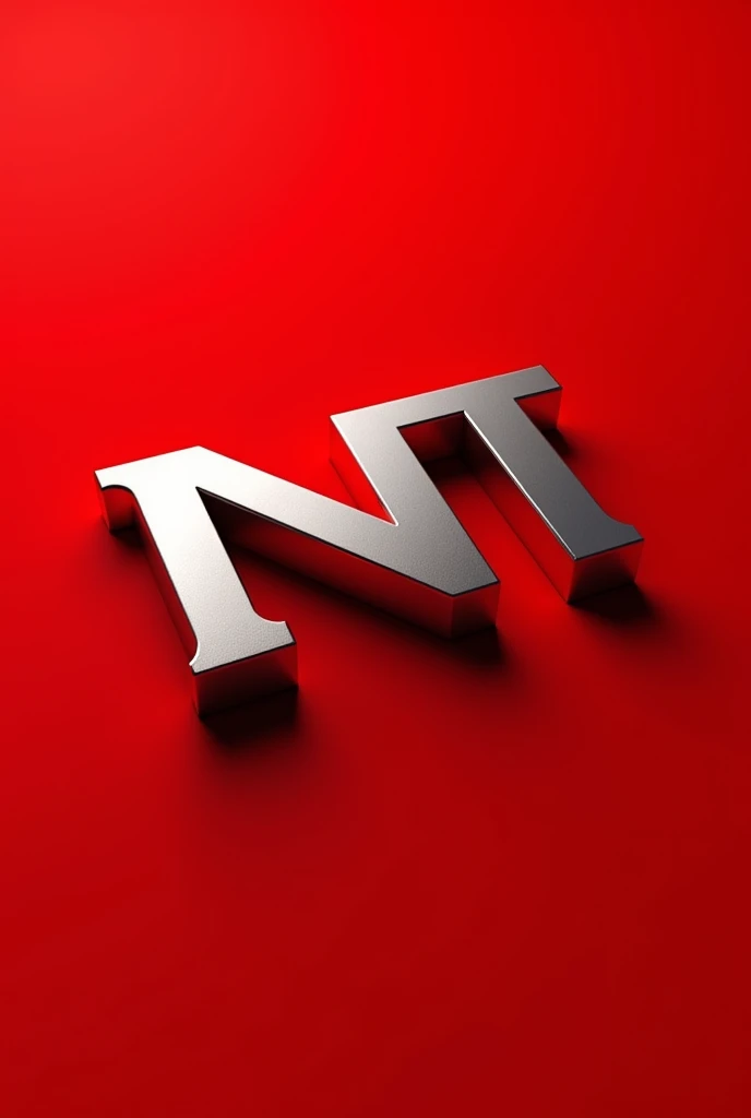 Logo type red background 3d realism professional profile 