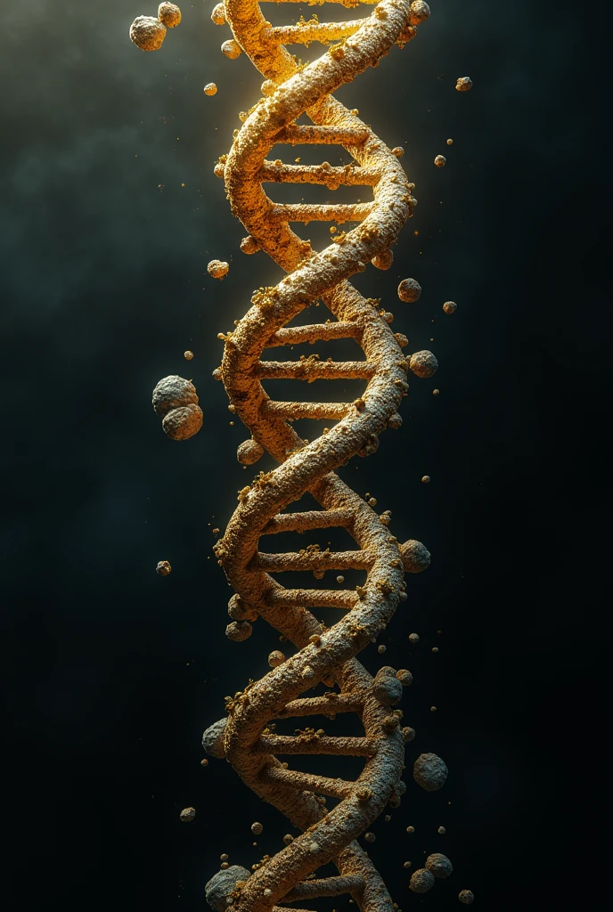 Golden DNA with rotten parts