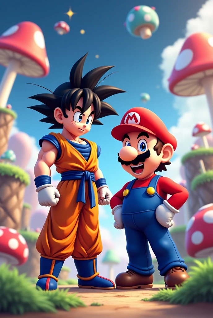 Oh Goku and Super Mario