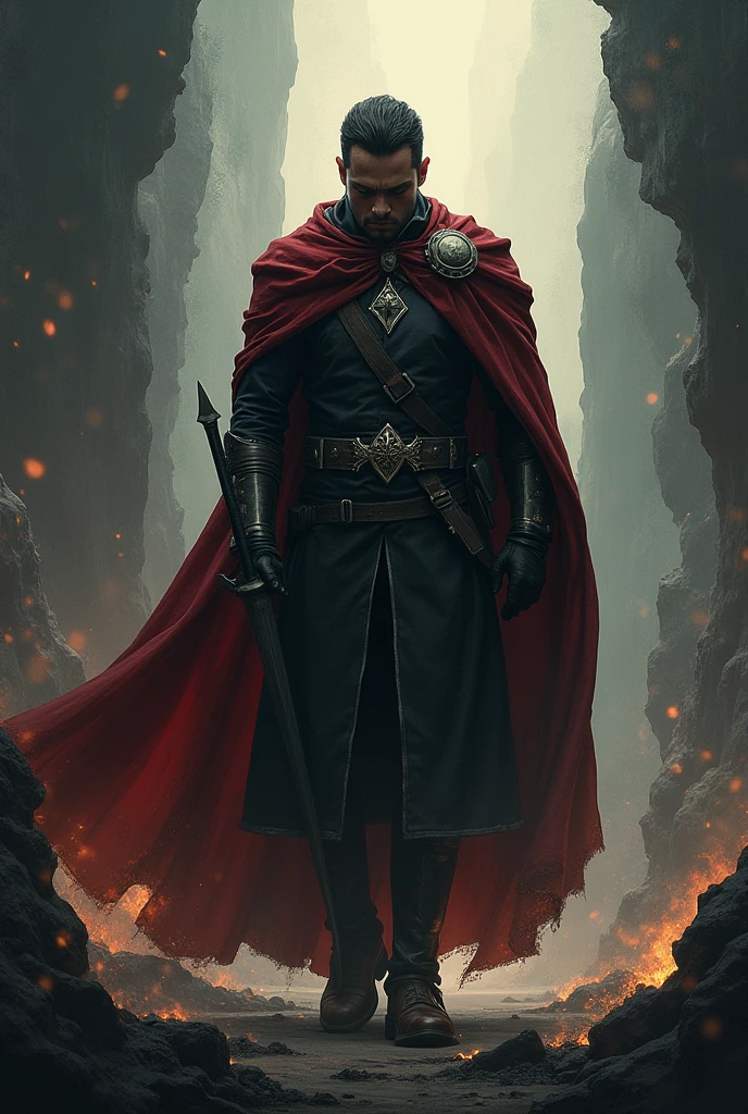 a man who is part of the hero party and in that party there is a one male hero, a female healer and a female with spear for support. one day man got betrayed by hero, healer and a female with spear. it turned out hero wanted to remove man from his party but cant because of kings order so he planned to kill him. the healer was mans lover they planned to get married but it turned out she also betrayed him. for the sake of fame which hero promised her. Make a novel cover suitable for this story