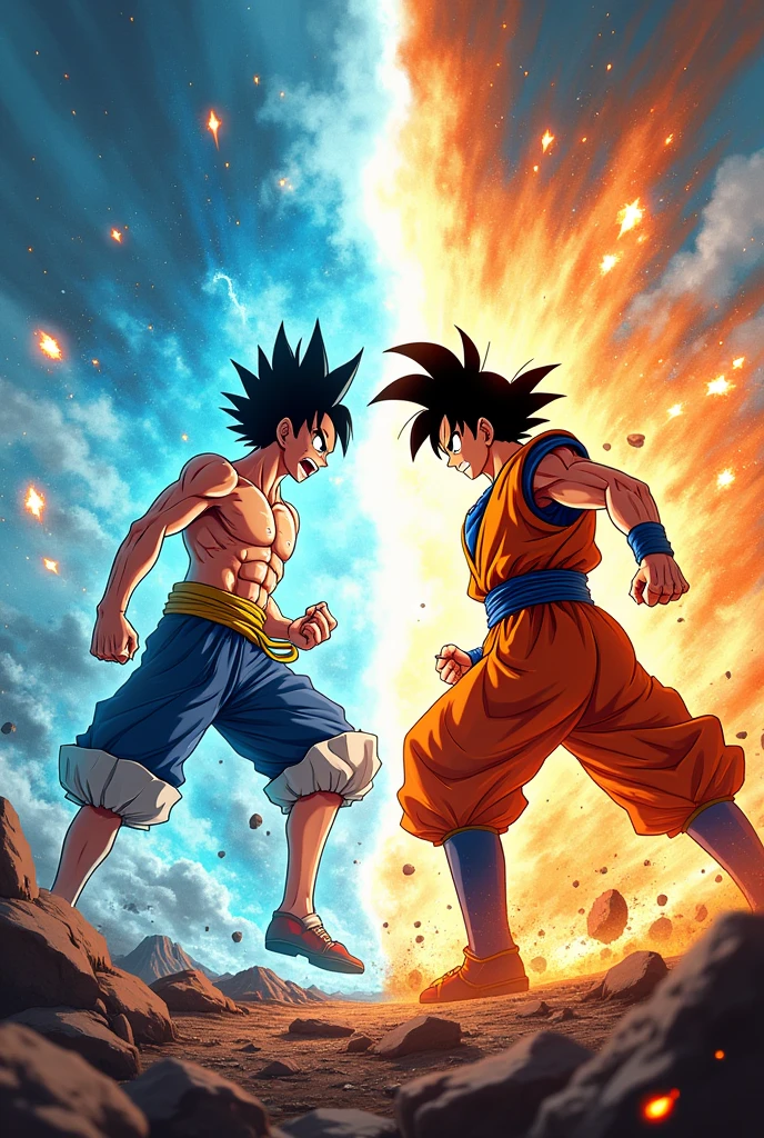 O Goku vs Luffy 