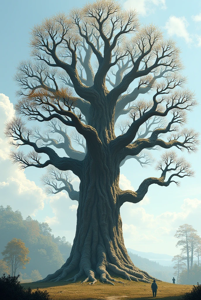 BIG TREE WITH MANY BRANCHES AND NOT SO MANY LEAVES