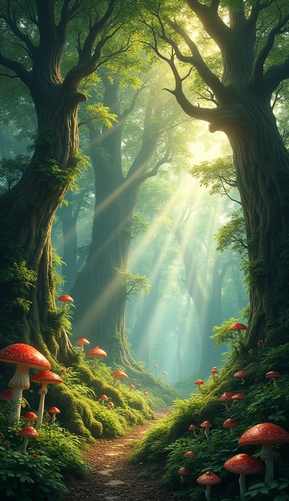 a forest. 