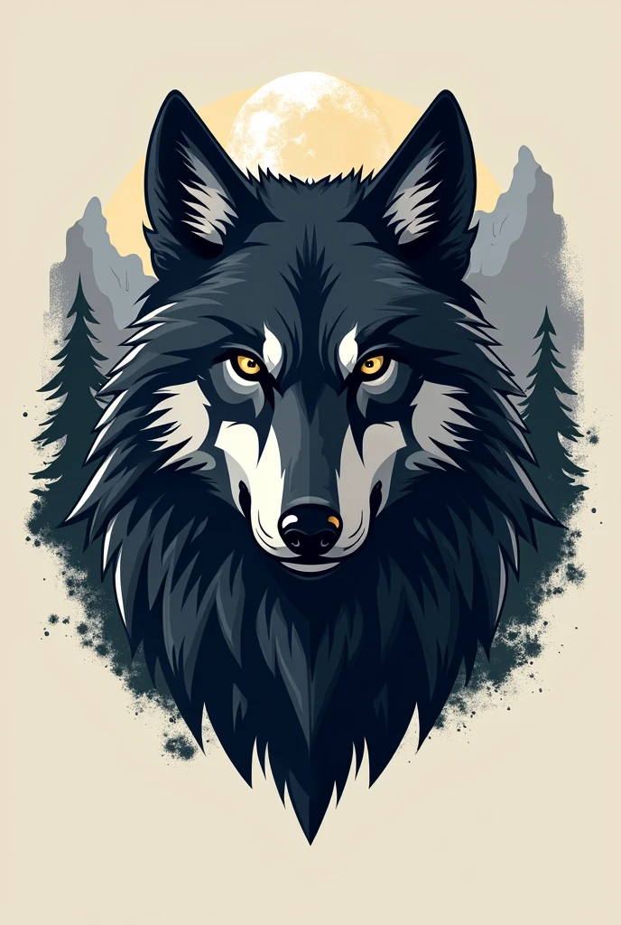 A logo inspired by a wolf