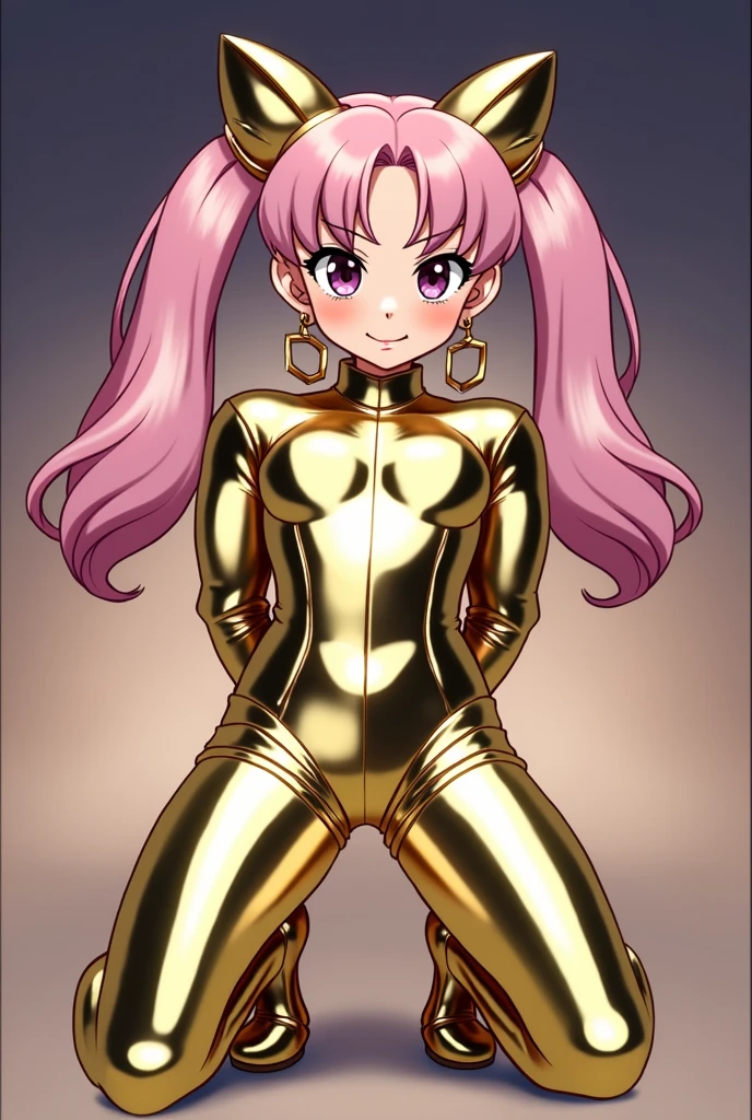 Small breasts、Full body view、Chibiusa、Sailor Moon(Chibiusa)Flat chest、Small breasts、Full body view、Chibiusa、Sailor Moon(Chibiusa)Flat chest、Spread your legs、smile、Raise one leg,very cute,muscle、big eye,tear、high kick,high quality, high heels