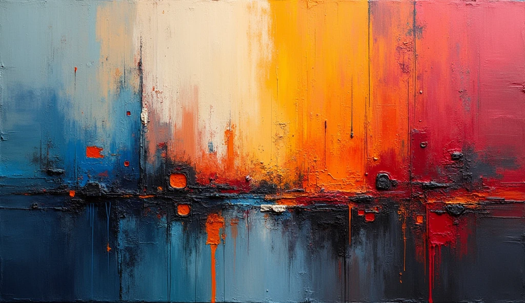 design a banner as an oil painting abstract art that should be artistic , extraordinary, 8k render , trending on art station