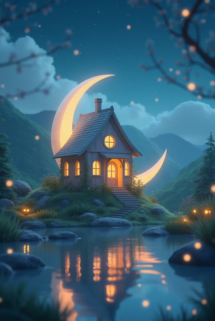 Doremoon shape house