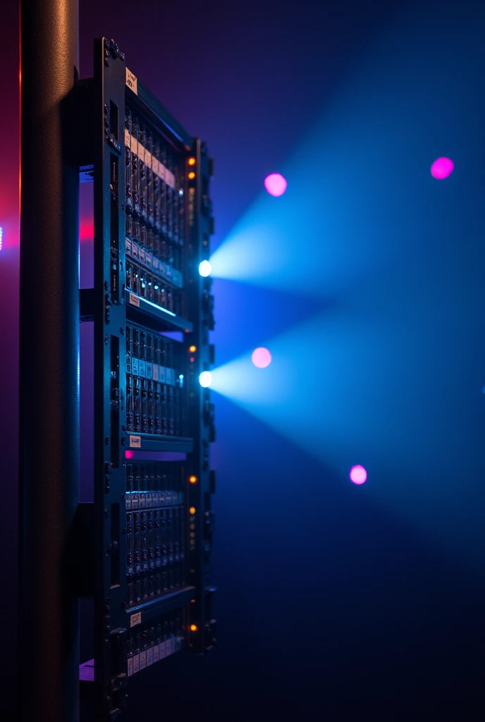 DMX (Digital Multiplex) is a standard communication protocol used primarily in the entertainment industry to control lighting and special effects systems. It was developed in the 1980s by the United States Entertainment Technology Association (USITT) and has become the primary way to control lights and other scenic devices digitally.