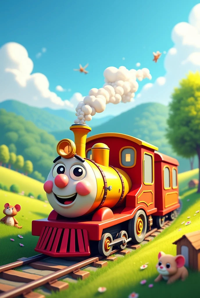 Cartoon train