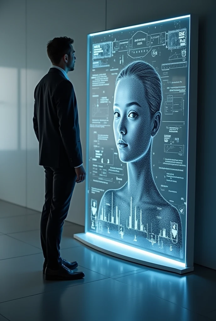 Mirror with digital identity