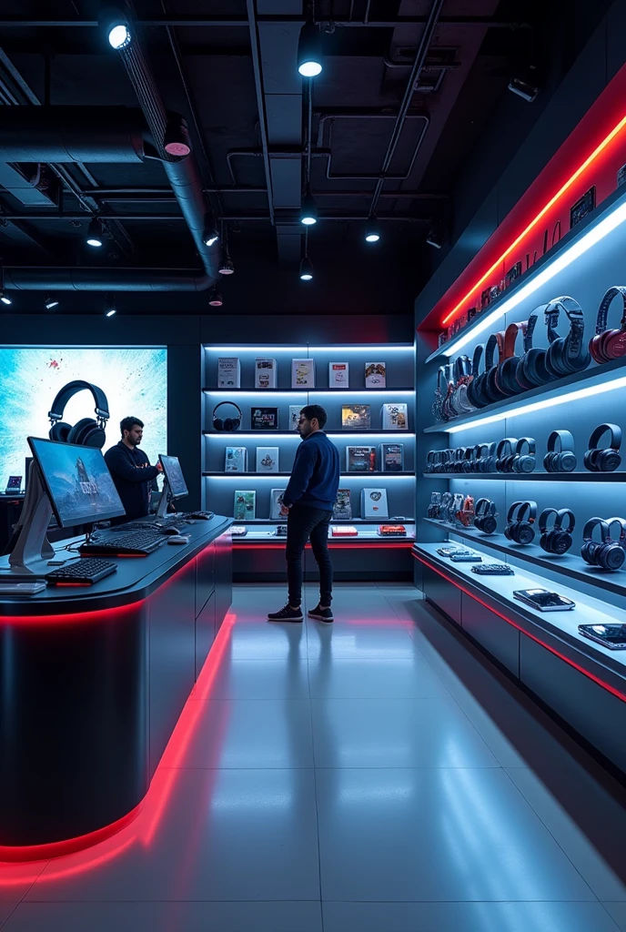 Make me a store for gaming headphones and phones