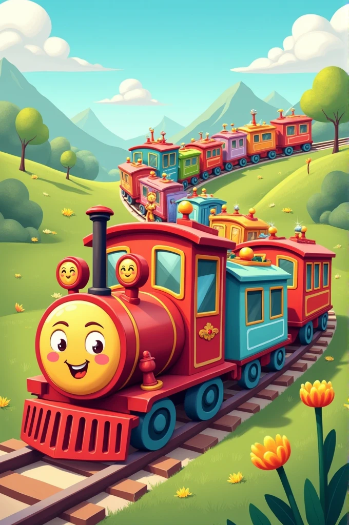 Cartoon train 10 part