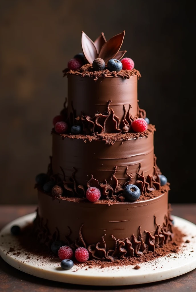 Cake with Chocolate