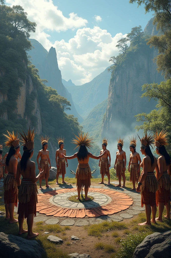 Xinca culture performing rituals