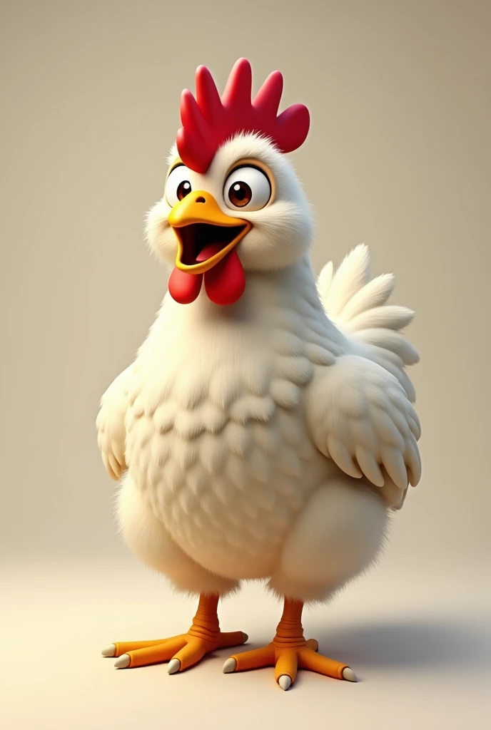 a very funny realistic chicken