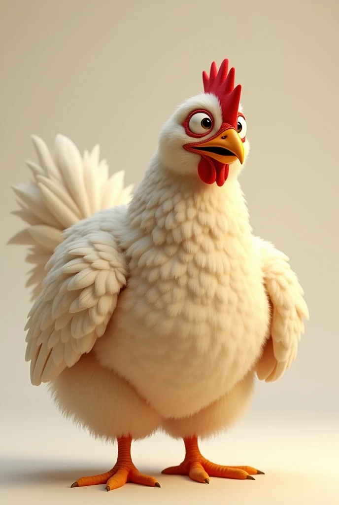 a very funny realistic chicken