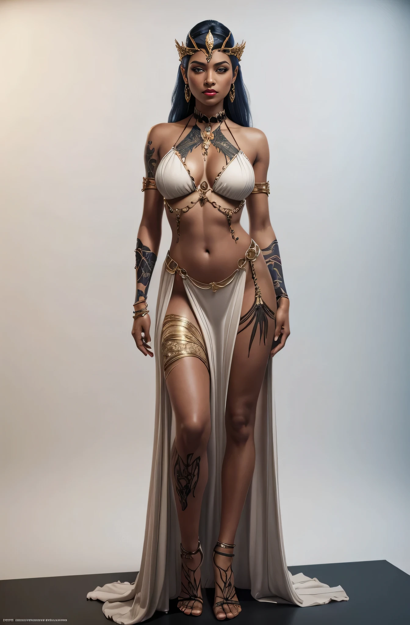 Akasha the Vampire Queen, viewer's view, full-length photo, Realism, UHD, retina, masterpiece, accurate, anatomically correct, textured skin, super detail, high details, high quality, award winning, best quality, highres, 1080P